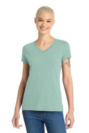 District Women's Perfect Tri V-Neck Tee. DM1350L - Image 17