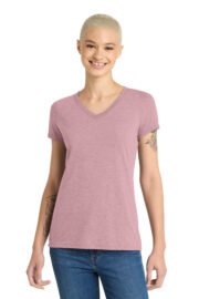 District Women's Perfect Tri V-Neck Tee. DM1350L - Image 18