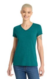 District Women's Perfect Tri V-Neck Tee. DM1350L - Image 19