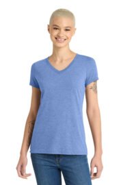 District Women's Perfect Tri V-Neck Tee. DM1350L - Image 20