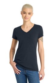 District Women's Perfect Tri V-Neck Tee. DM1350L - Image 24