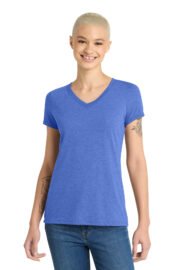 District Women's Perfect Tri V-Neck Tee. DM1350L - Image 27