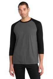 District Perfect Tri 3/4-Sleeve Raglan. DM136 - Image 9