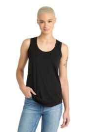 District Women's Perfect Tri Racerback Tank. DM138L - Image 8
