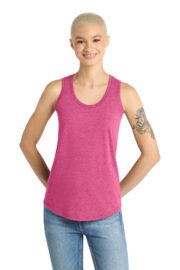 District Women's Perfect Tri Racerback Tank. DM138L - Image 10