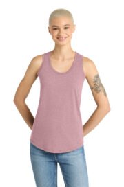District Women's Perfect Tri Racerback Tank. DM138L - Image 14