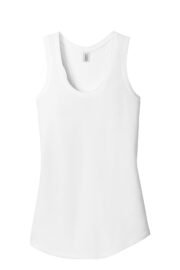 District Women's Perfect Tri Racerback Tank. DM138L - Image 5
