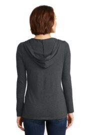 District Women's Perfect Tri Long Sleeve Hoodie. DM139L - Image 4