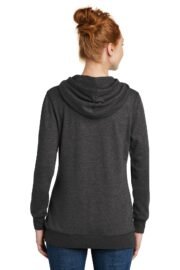 District Women's Lightweight Fleece Hoodie. DM493 - Image 4