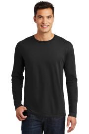District Perfect Weight Long Sleeve Tee. DT105 - Image 3