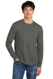 District Perfect Blend CVC Long Sleeve Tee DT109 - Image 9