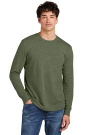District Perfect Blend CVC Long Sleeve Tee DT109 - Image 11