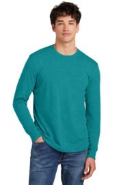 District Perfect Blend CVC Long Sleeve Tee DT109 - Image 13