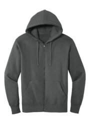 District Perfect Weight Fleece Full-Zip Hoodie DT1103 - Image 4