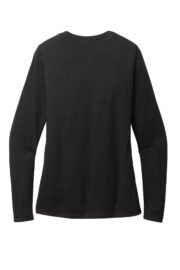 District Women's Perfect Blend CVC Long Sleeve Tee DT110 - Image 5