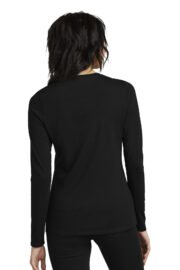 District Women's Perfect Blend CVC Long Sleeve Tee DT110 - Image 3