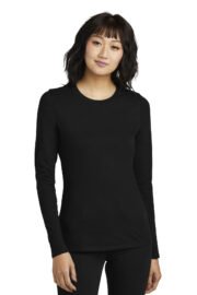 District Women's Perfect Blend CVC Long Sleeve Tee DT110 - Image 7