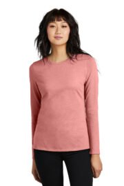 District Women's Perfect Blend CVC Long Sleeve Tee DT110 - Image 8