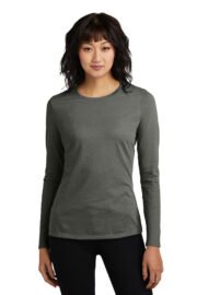 District Women's Perfect Blend CVC Long Sleeve Tee DT110 - Image 9