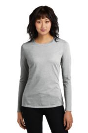 District Women's Perfect Blend CVC Long Sleeve Tee DT110 - Image 13