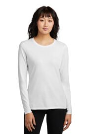 District Women's Perfect Blend CVC Long Sleeve Tee DT110 - Image 14