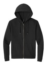 District Perfect Tri Fleece Full-Zip Hoodie DT1302 - Image 4