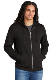 District Perfect Tri Fleece Full-Zip Hoodie DT1302 - Image 2