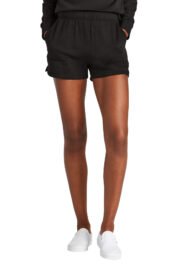 District Women's Perfect Tri Fleece Short DT1309 - Image 2