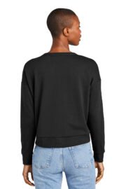 District Women's Perfect Tri Fleece V-Neck Sweatshirt DT1312 - Image 3