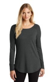 District Women's Perfect Tri Long Sleeve Tunic Tee. DT132L - Image 7
