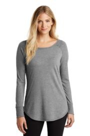 District Women's Perfect Tri Long Sleeve Tunic Tee. DT132L - Image 9