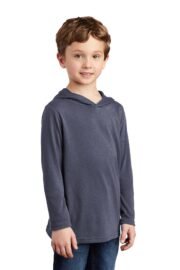 District Youth Perfect Tri Long Sleeve Hoodie DT139Y - Image 2