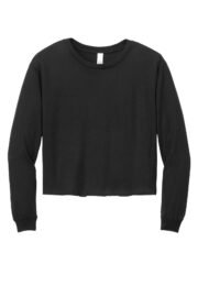 District Women's Perfect Tri Midi Long Sleeve Tee DT141 - Image 4