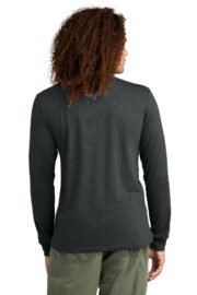 District Perfect Tri Long Sleeve Henley DT145 - Image 3