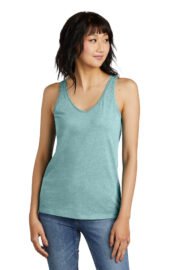 District Women's Perfect Blend CVC V-Neck Tank DT154 - Image 9