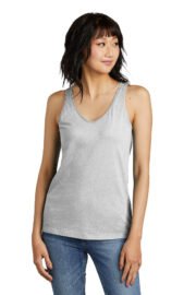 District Women's Perfect Blend CVC V-Neck Tank DT154 - Image 10