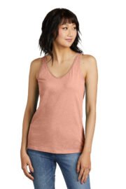 District Women's Perfect Blend CVC V-Neck Tank DT154 - Image 11