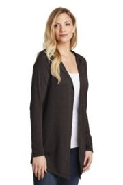 District Women's Perfect Tri Hooded Cardigan. DT156 - Image 2