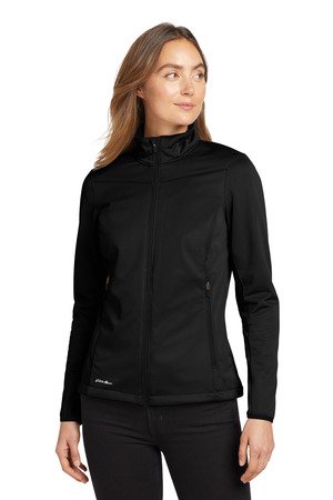EB539_black_model_front Eddie Bauer Women's Weather-Resist Soft Shell Jacket. EB539 - Image 1