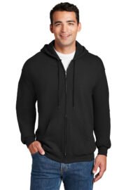 Hanes Ultimate Cotton - Full-Zip Hooded Sweatshirt. F283 - Image 2
