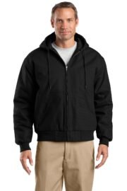 CornerStone Tall Duck Cloth Hooded Work Jacket. TLJ763H - Image 2