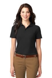 Port Authority Women's Stain-Resistant Polo. L510 - Image 3