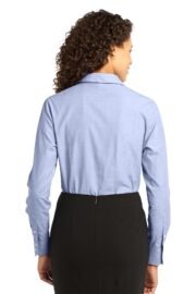 Port Authority Women's Crosshatch Easy Care Shirt. L640 - Image 4