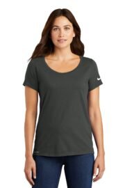 Nike Women's Dri-FIT Cotton/Poly Scoop Neck Tee. NKBQ5234 - Image 8