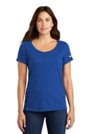 Nike Women's Dri-FIT Cotton/Poly Scoop Neck Tee. NKBQ5234 - Image 11