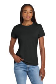 Hanes Women's Perfect-T Cotton T-Shirt. SL04 - Image 3