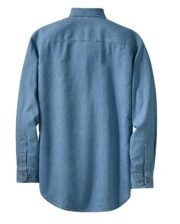 Port & Co Long Sleeve Value Denim Shirt. SP10 - Image 4
