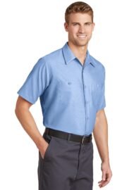 Red Kap Short Sleeve Industrial Work Shirt. SP24 - Image 2