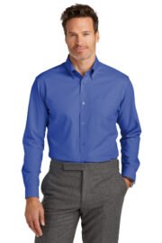Brooks Brothers Tall Wrinkle-Free Stretch Nailhead Shirt TBB18002 - Image 2