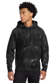Champion Reverse Weave Scrunch-Dye Tie-Dye Hooded Sweatshirt. TDS101 - Image 3